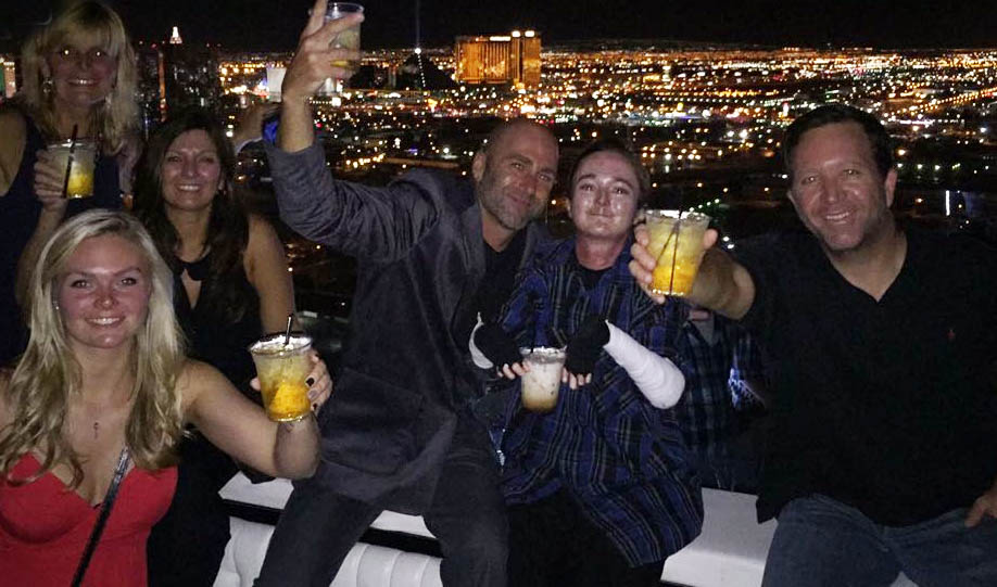 Partying in Las Vegas!
